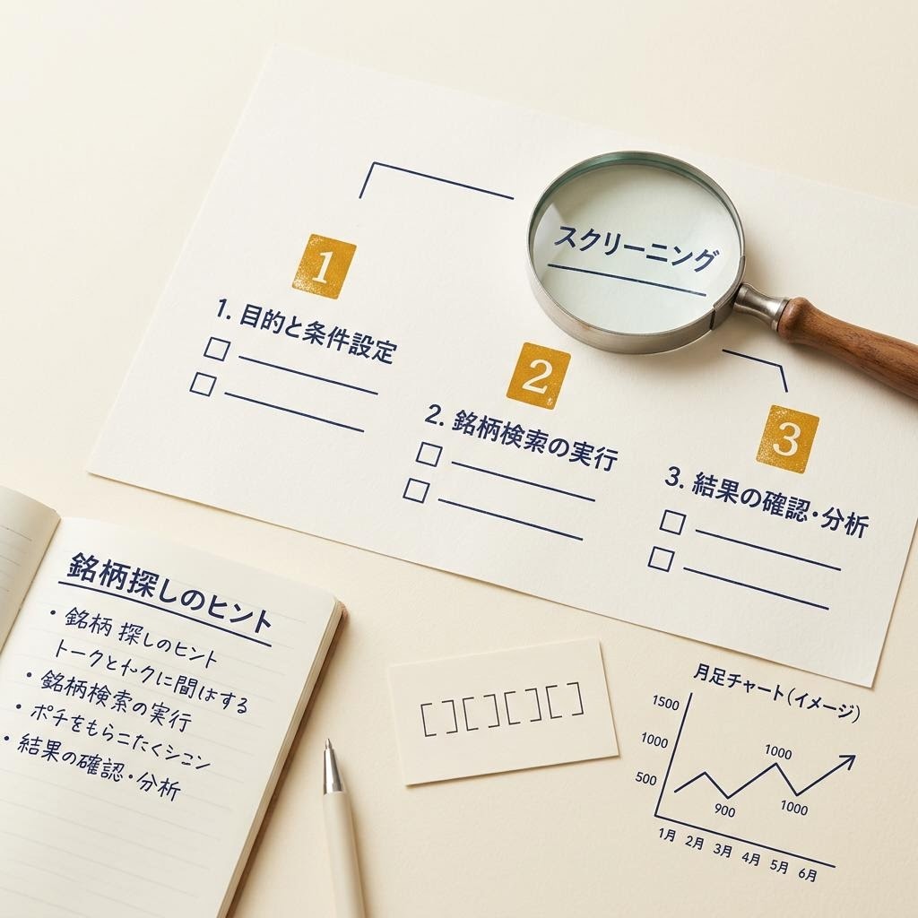 株価検索の基礎を学ぶカード画像